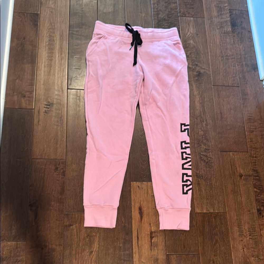 PINK Victoria's Secret Pink Sweatpants Pocket Jogger Drawstring size small
